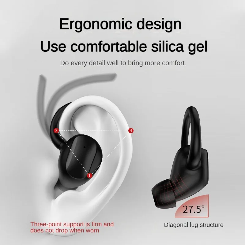 SK X10PRO Slušalke Earhooks Res Brezžične Bluetooth Slušalke Nepremočljiva Z Mic Čepkov Heavey Bas Zmanjšanje Hrupa Slušalke