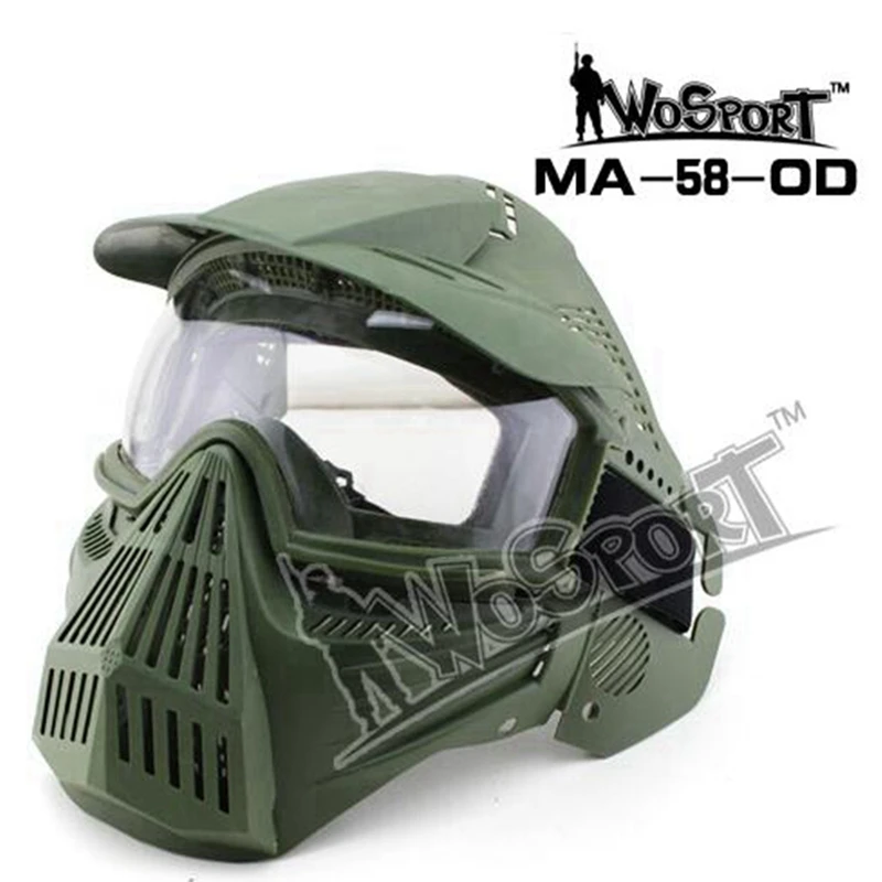 Taktično Odstranljivo zaščitno masko respirator za motorno kolo, čelada, zaščitna očala kolo prostem delovnem mestu varno