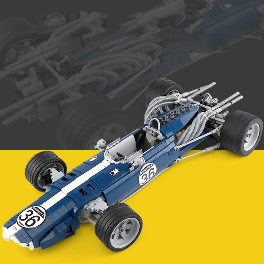 Tehnične Sanje-Avto Modra Sonic Racing Avto Moc Gradnik Super F1 Skupščine Model Opeke Izobraževalne Igrače Zbirka Za Darilo