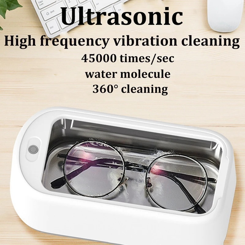 Ultrazvočno Nakit Ultrazvočni Čistilec Očala Čiščenje Stroj Z Časovna Funkcija