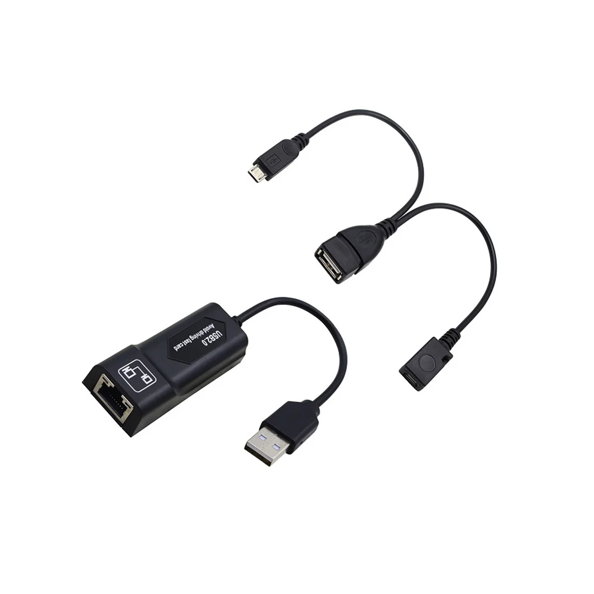USB 2.0 priključek RJ45 Adapter z Mirco OTG USB 2.0 Adapter Kabel LAN Ethernet Adapter za 3 ali Palico GEN 2