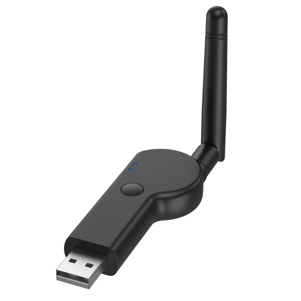 USB Bluetooth 5.2 Adapter Bluetooth, Združljiva 5.2 USB Oddajnik 3,5 mm Zunanja Antena Računalnika, Zvočna kartica
