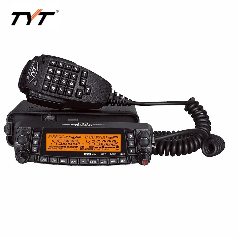 VROČE!!!TYT TH-9800 dolge razdalje avto radio mobile walkie talkie 100KM Pokritost VV,VU,UU Quad band dvosmerni radijski Repetitor