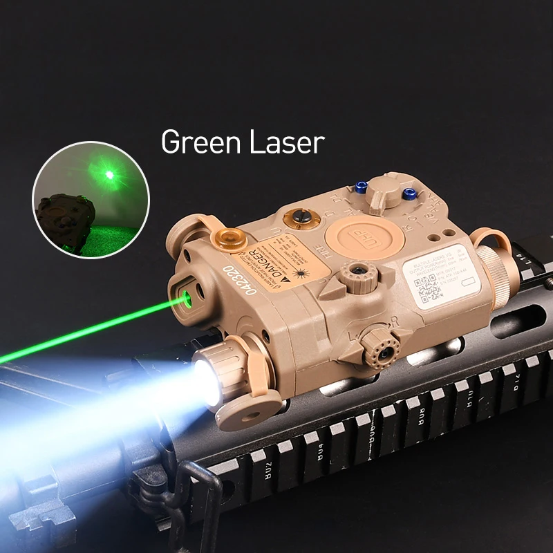 WADSN Airsoft Taktično PEQ Rdeča Zelena Modra Pika Laser IR Nočno Vizijo Osvetlitev Orožje Svetlobe Cilj Strobe Kratkotrajno L3 Najlon Pla