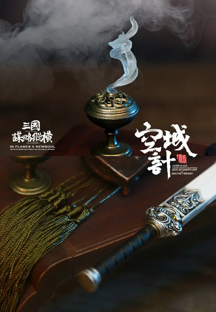WOW 1/6 INFLAMES IFT-043 Treh Kraljestev Zhuge Liang srednjih let Deluxe Edition, ki je Na Zalogi