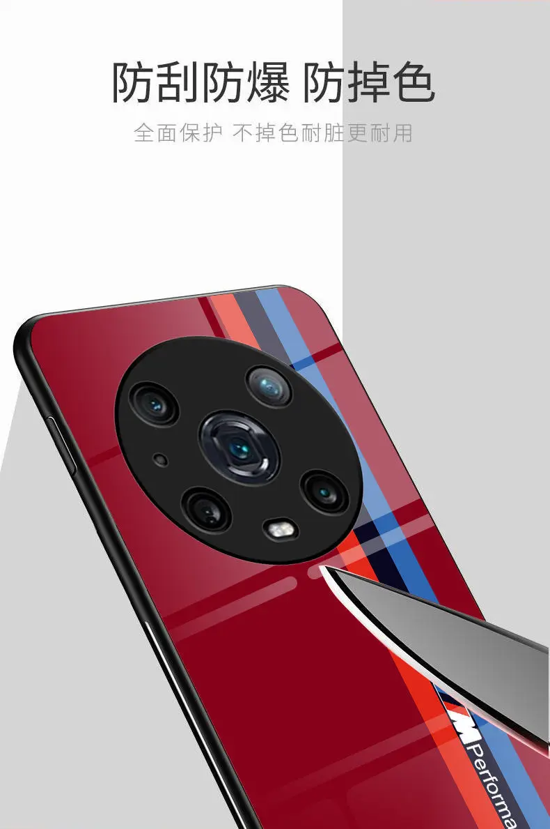 Za Huawei Honor Čarobno 4 Pro Primeru Težko Kaljeno Steklo Kvadratnih Moda Zaščitna Hrbtni Pokrovček Telefona Primeru Za Magic4 4Pro Lupini
