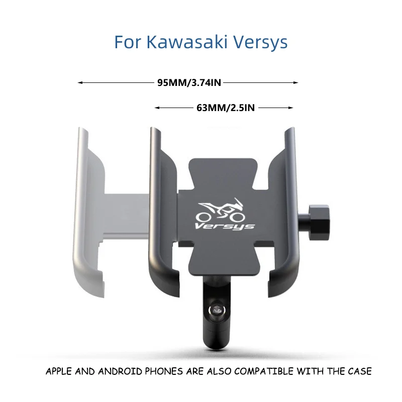 Za Kawasaki Versys 650 1000 Versys-X300 2008 - 2019 2020 motorno kolo, Mobilni Telefon, Držalo GPS Navigator Ogledalo Nosilec za Krmilo